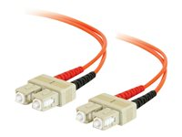 C2G Low-Smoke Zero-Halogen - patch-kabel - 2 m - orange 85304