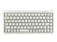 CHERRY Compact-Keyboard G84-4100 - tangentbord - tysk - ljusgrå Inmatningsenhet G84-4100LCADE-0