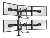 Chief Kontour K4 3x2 Display Monitor Mount - For Displays 10-24" - Black monteringssats - för 6 LCD-bildskärmar - svart K4G320B