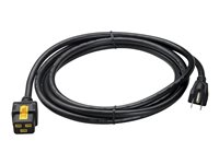 APC - strömkabel - NEMA 5-15 till IEC 60320 C19 - 3 m AP8750