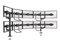 Chief Kontour Series K4G520B K4 5x2 Grommet Mounted Array monteringssats - för 10 LCD-bildskärmar - svart - TAA-kompatibel K4G520B