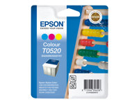 Epson T052 - 35 ml - färg (cyan, magenta, gul) - original - blister - bläckpatron - för Color Copy Station 8200; Stylus Color 660, 670, 740, 760, 800, 860; Stylus Scan 2000, 2500 C13T05204010