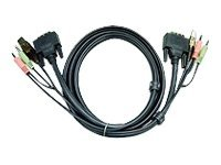 ATEN 2L-7D03U - video/USB/ljud-kabel - 3 m 2L-7D03U