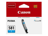 Canon CLI-581C - 5.6 ml - cyan - original - bläcktank - för PIXMA TS6251, TS6350, TS6351, TS705, TS8252, TS8350, TS8351, TS8352, TS9550, TS9551 2103C001