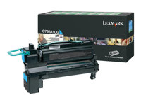 Lexmark - Cyan - original - tonerkassett LCCP, LRP - för Lexmark C792, X792 C792A1CG