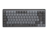 Logitech Master Series MX Mechanical Mini for Mac - tangentbord - QWERTY - USA, internationellt - rymdgrå Inmatningsenhet 920-010837