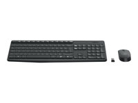 Logitech MK235 - sats med tangentbord och mus - Engelska - Europa Inmatningsenhet 920-007915
