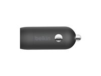 Belkin BoostCharge strömadapter för bil - 24 pin USB-C - 30 Watt CCA004bt1MBK-B5