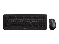 CHERRY DW 5100 - sats med tangentbord och mus - brittisk - svart Inmatningsenhet JD-0520GB-2