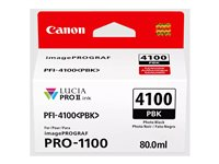 Canon PFI-4100 PBK - 80 ml - foto-svart - original - hängande låda - bläcktank - för imagePROGRAF PRO-1100 6777C001