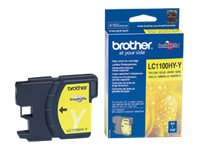 Brother LC1100HYY - Lång livslängd - gul - original - bläckpatron - för Brother DCP-6690CW, MFC-5890CN, MFC-5895CW, MFC-6490CW, MFC-6890CDW; Justio MFC-5890CN LC1100HYY