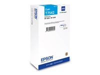 Epson T7542 - 69 ml - XXL-storlek - cyan - original - bläckpatron - för WorkForce Pro WF-8090, WF-8590 C13T75424N