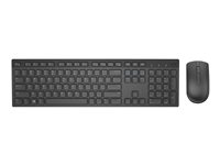 Dell Wireless Keyboard and Mouse KM636 - sats med tangentbord och mus - AZERTY - fransk - svart TR7J6