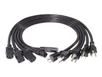 APC - strömkabel - power IEC 60320 C13 till NEMA 5-15 - 61 cm AP9891