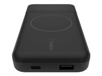 Belkin BoostCharge trådlös powerbank - USB, magnetisk, 24 pin USB-C - 18 Watt BPD001BTBK