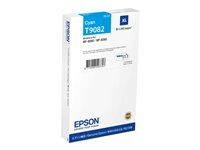 Epson T9082 - 39 ml - XL-storlek - cyan - original - bläckpatron C13T90824N