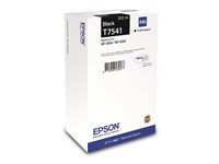 Epson T7541 - 202 ml - XXL-storlek - svart - original - bläckpatron - för WorkForce Pro WF-8090, WF-8590 C13T75414N