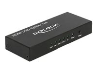 Delock HDMI UHD Splitter 1 x HDMI in > 4 x HDMI out 4K - video/audiosplitter - 4 portar 18684