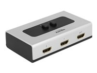 Delock Switch HDMI 2 port manual - video-/ljudomkopplare - 2 portar 87663