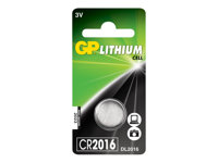 GP batteri x CR2016 - Li 2182