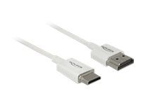 Delock Slim High Quality - HDMI-kabel med Ethernet - 2 m 85144