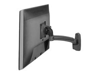 Chief Kontour Single Arm Wall Mount - For Displays 42-75" - Black monteringssats - för LCD-display - svart K2W110B