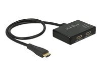 DeLock HDMI Splitter - video/audiosplitter - 2 portar 87700