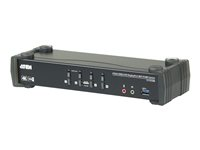 ATEN CS1924M KVMP Switch - omkopplare för tangentbord/video/mus/ljud/USB - 4 portar CS1924M-AT-G