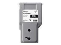 Canon PFI-206 MBK - 300 ml - mattsvart - original - bläcktank - för imagePROGRAF iPF6400, iPF6400SE, IPF6450 5302B001