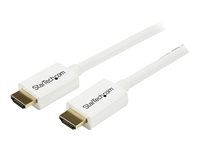 StarTech.com 5m/16 ft CL3 Rated HDMI Cable with Ethernet, In Wall Rated HDMI Cable 4K 30Hz, UHD High Speed HDMI Cable 10.2 Gbps Bandwidth, 4K Ultra HD HDMI 1.4 Video / Display Cable, 30AWG - Long White HDMI Cable - HDMI-kabel - 5 m HD3MM5MW