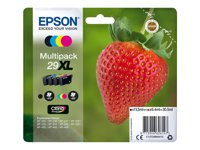 Epson 29XL Multipack - 4-pack - 30.5 ml - XL - svart, gul, cyan, magenta - original - blister med RF-larm/akustiskt larm - bläckpatron - för Expression Home XP-235, 245, 247, 255, 332, 335, 342, 345, 432, 435, 442, 445, 455 C13T29964022