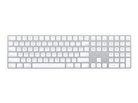 Apple Magic Keyboard with Numeric Keypad - tangentbord - QWERTY - dansk - silver Inmatningsenhet MQ052DK/A