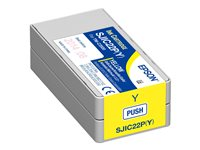 Epson SJIC22P(Y) - Gul - original - bläckpatron - för TM C3500 C33S020604