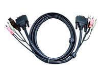 ATEN 2L-7D03UD - video/USB/ljud-kabel - 3 m 2L-7D03UD