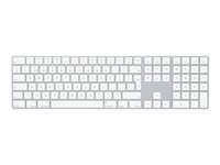 Apple Magic Keyboard with Numeric Keypad - tangentbord - QWERTY - norsk - silver Inmatningsenhet MQ052H/A