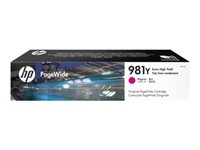 HP 981Y - 185 ml - Extra lång livslängd - magenta - original - PageWide - bläckpatron - för PageWide Enterprise Color MFP 586; PageWide Managed Color E55650 L0R14A