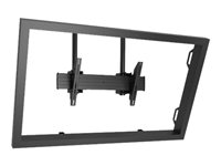 Chief Fusion X-Large Dual Pole Ceiling TV Mount - For Displays 55-100" - Black monteringskomponent - för platt panel - svart XCM7000