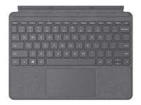 Microsoft Surface Go Type Cover - tangentbord - med pekdyna, accelerometer - QWERTY - internationell engelska - lätt kol Inmatningsenhet TZL-00001