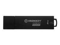 IronKey D300 Managed - USB flash-enhet - 8 GB - TAA-kompatibel IKD300M/8GB