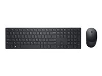Dell Pro KM5221W - sats med tangentbord och mus - QWERTY - spansk - svart Inmatningsenhet 580-AJRQ
