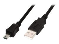 DIGITUS - USB-kabel - USB till mini-USB typ B - 1.8 m AK-300108-018-S