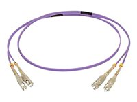 C2G 10m SC/SC OM4 LSZH Fibre Patch - Purple - patch-kabel - 10 m - lila 81744