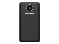 ADATA P20000QCD strömförsörjningsbank - Li-pol - USB, 24 pin USB-C - 18 Watt AP20000QCD-DGT-CBK