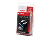 Canon BCI-3E Twin Black Pack - 2-pack - svart - original - blister - bläcktank - för i450; MultiPASS C755; PIXMA IP3000, IP4000, iP5000, MP750, MP760, MP780; S400, 530 4479A298