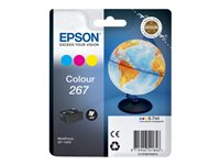 Epson 267 - 6.7 ml - gul, cyan, magenta - original - blister med RF-larm - bläckpatron - för WorkForce WF-100W C13T26704020