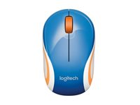 Logitech M187 - mus - 2.4 GHz - blå 910-002738