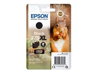 Epson 378XL - 11.2 ml - XL - svart - original - blister med RF-larm/akustiskt larm - bläckpatron - för Expression Home XP-8605, 8606; Expression Home HD XP-15000; Expression Photo XP-8500, 8700 C13T37914020