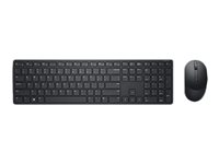 Dell Pro KM5221W - sats med tangentbord och mus - QWERTY - USA, internationellt - svart Inmatningsenhet 580-AJRC