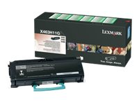 Lexmark - Lång livslängd - svart - original - tonerkassett LCCP, LRP - för Lexmark X463de, X464de, X466de, X466dte, X466dwe X463H11G