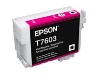 Epson T7603 - 25.9 ml - intensiv magenta - original - blister - bläckpatron - för SureColor SC-P600 C13T76034N10